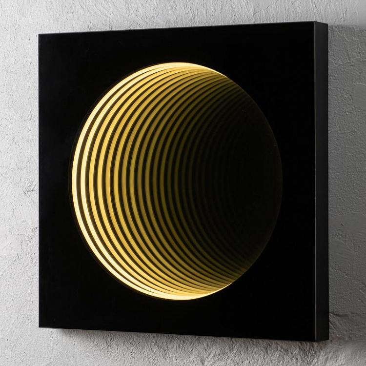 Арт-объект с подсветкой Чёрная дыра Void Wall Art