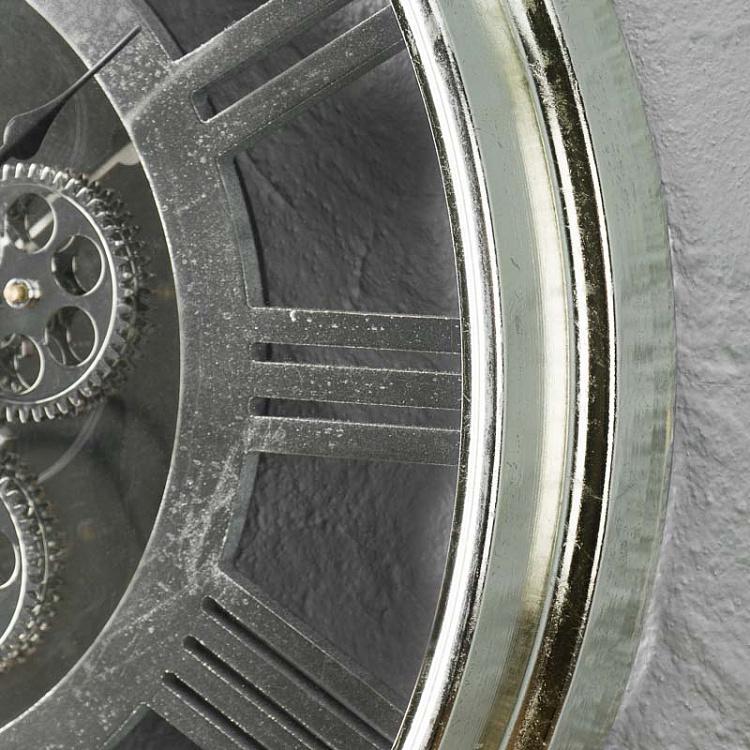 Настенные часы с шестерёнками Елизавета Elizabeth Transparent Clock With Gears