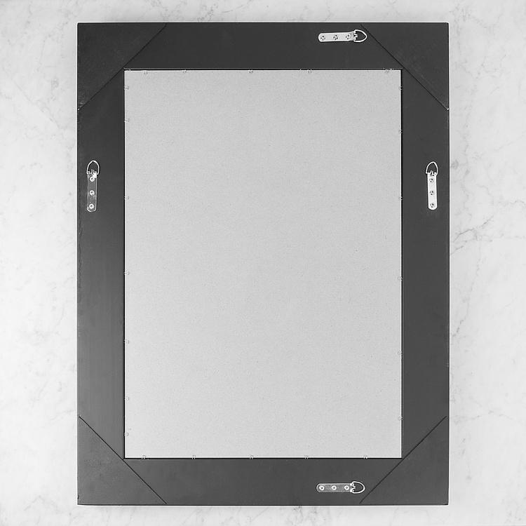 Настенное зеркало в чёрной раме Классический орнамент Classic Ornate Wall Mirror Black