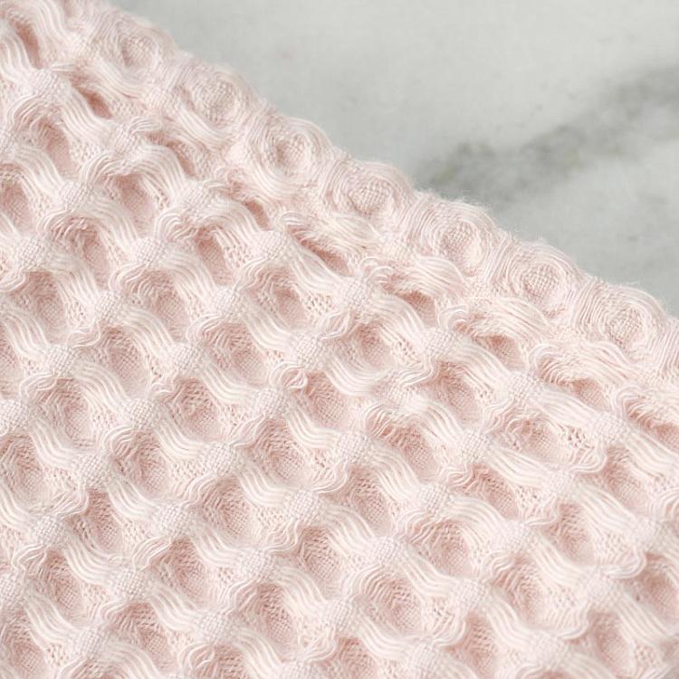 Перламутрово-розовое вафельное полотенце-салфетка Модал 30x40 см Modal Waffle Washcloth Towel Shell 30x40 cm