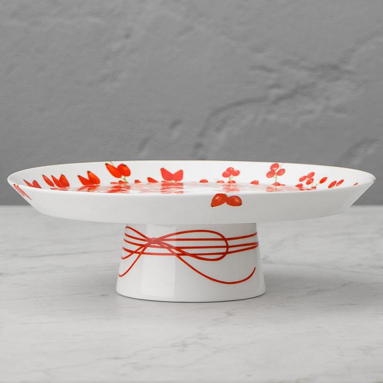 Сервировочная подставка-тортовница Красная нить ягоды Fil Rouge Bacche Cake Stand