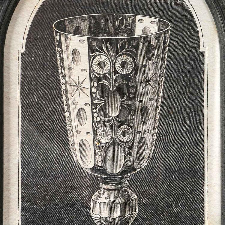 Фото-принт диптих  Роскошные бокалы Set Of 2 Frames Chic Drinks