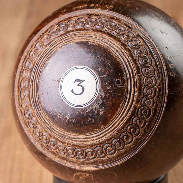 Винтажный мяч для игры в крокет 3 Vintage Croquet Ball 3