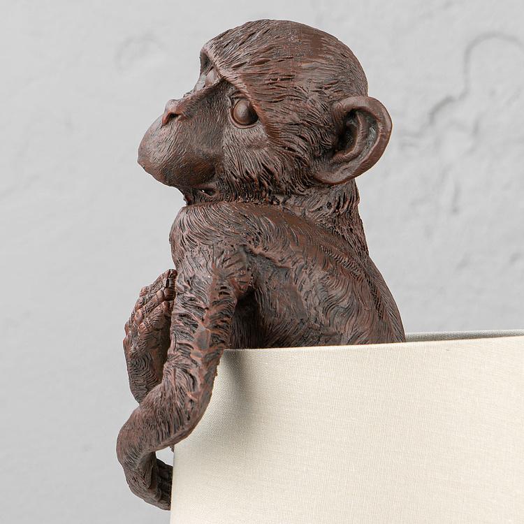 Настольная лампа Обезьянка, держащая абажур Table Lamp With Monkey Holding Shade