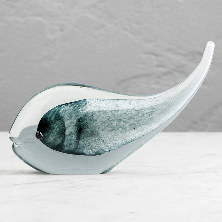 Пресс-папье Серый кит Glass Paperweight Grey Whale