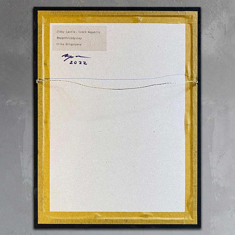 Фотография в рамке Замок Жлебы, Чехия Zleby Castle Czech Republic Photo