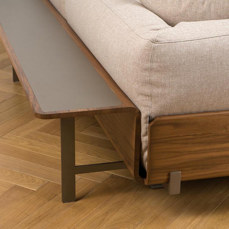 Угловой диван Позитано с полкой за спинкой Positano Group With Shelf