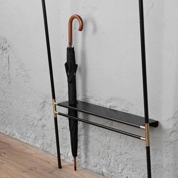 Чёрная напольная вешалка для одежды Лин Он Ми Lean On Me Clothes Rack Black