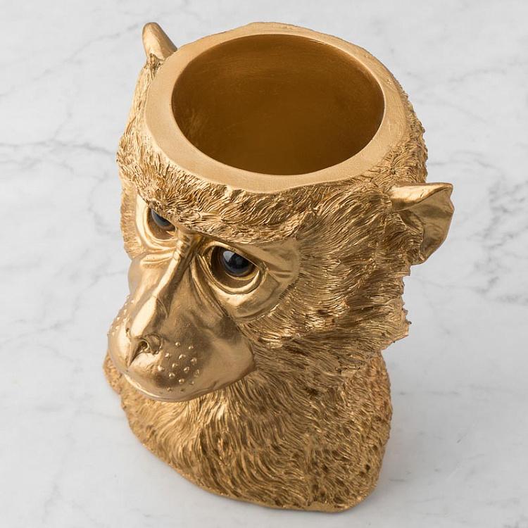 Кашпо Золотая обезьяна Flower Pot Golden Ape