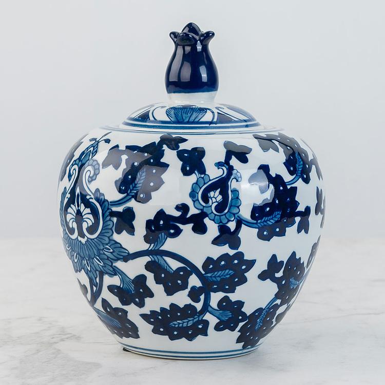 Ваза Луук с крышкой и ручной росписью  Lidded Vase Luuk Hand Painted