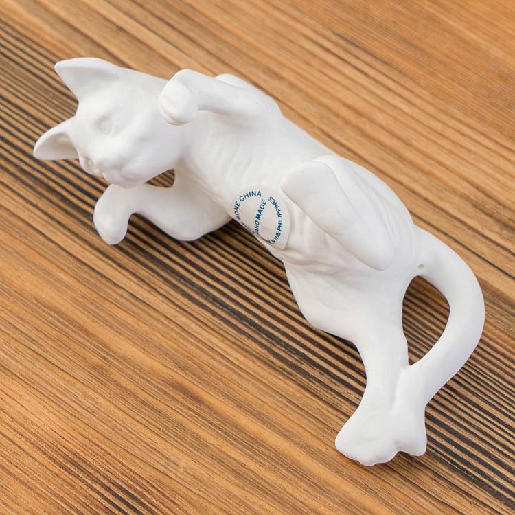 Фарфоровая статуэтка Кот Hanging Porcelain Cat