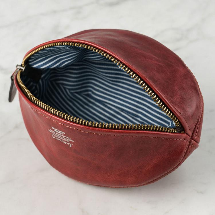 Кожаный кошелёк-мяч Оболенский Компакт Skid Obolensky Compact