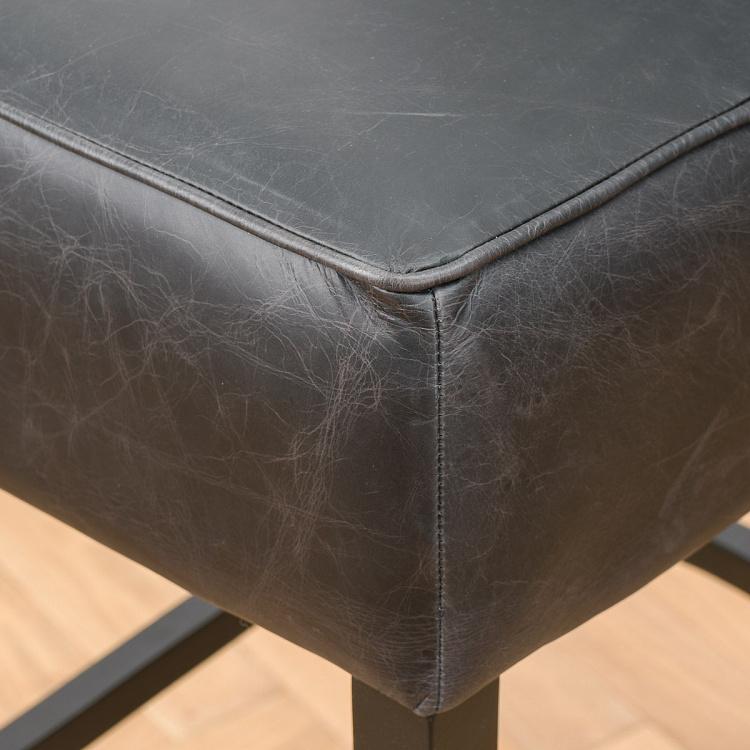 Барный стул Негрони, чёрные ножки Negroni Barstool, Oak Black