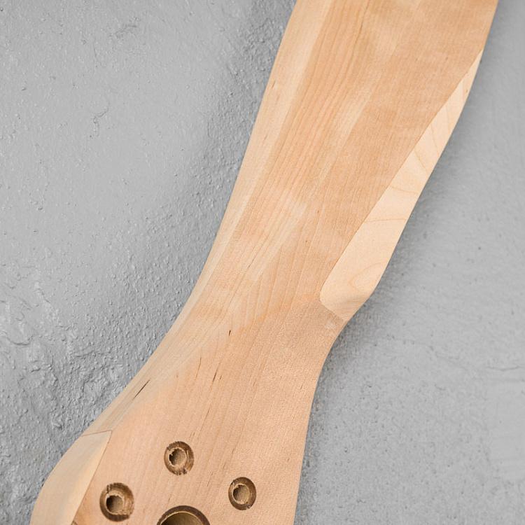 Настенное украшение Самолётный деревянный пропеллер Airplane Propeller Natural Birch