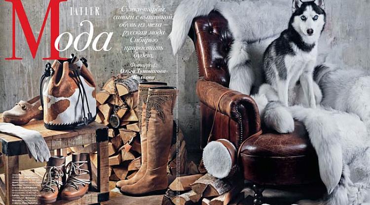 Шкура антилопы была замечена на страницах зимнего выпуска журнала Tatler