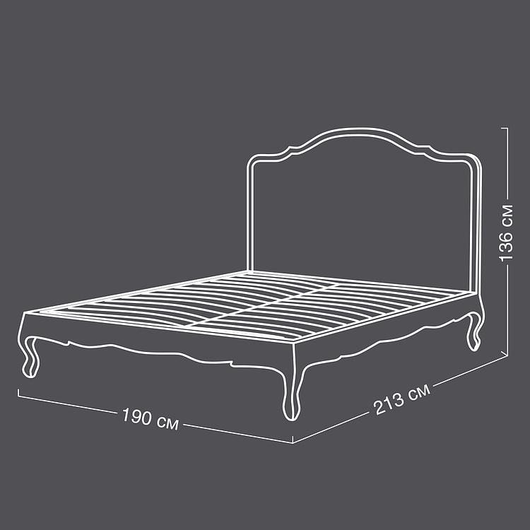 Двуспальная кровать Марго Margot Double Bed