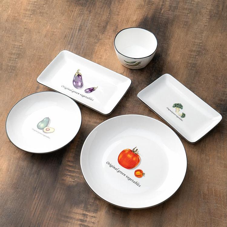 Сервировочное блюдо Баклажан Salad Dish Eggplant Large