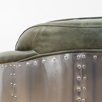 Двухместный диван Liner 2 Seater PF натуральная кожа Matcha Grain