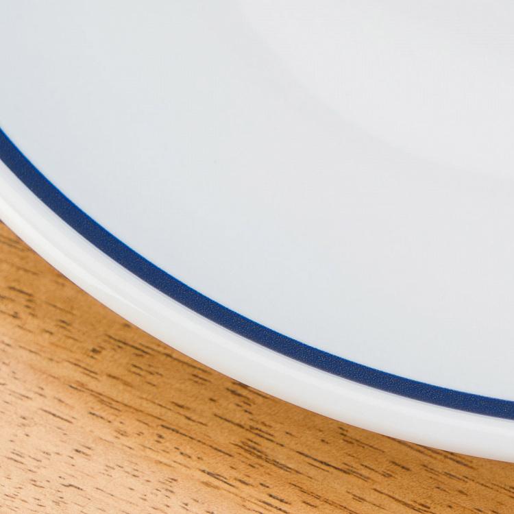 Обеденная тарелка Синяя полоска, L Filo Blue Dinner Plate Large