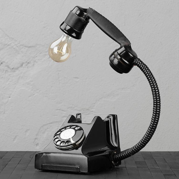 Настольная лампа Телефон Мистер Белл Telephone Table Lamp Mister Bell