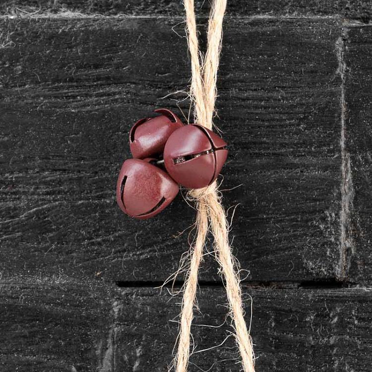 Подвесное украшение Белые лыжи Hanging Wooden White Ski 13 cm