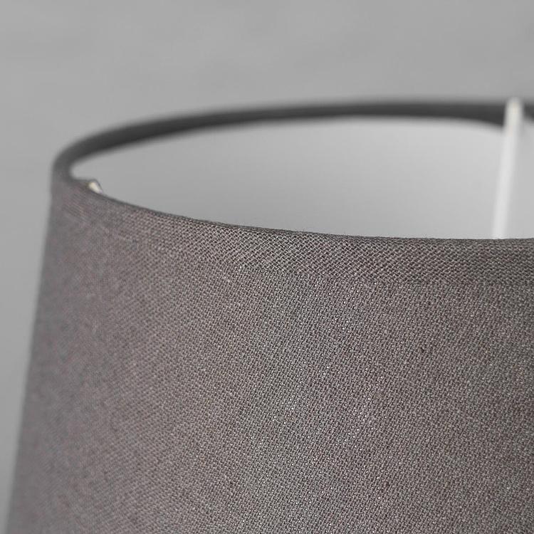 Настольная лампа с серым абажуром Две птицы Table Lamp With Gray Shade Two Birds