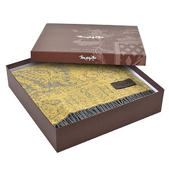 Плед Magnolia Plaid Yellow 130x180 cm