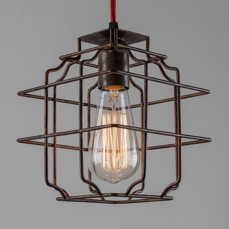 Подвесной светильник, проволока Hanging Lamp In Rusty Wire
