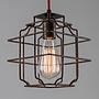 Подвесной светильник Hanging Lamp In Rusty Wire