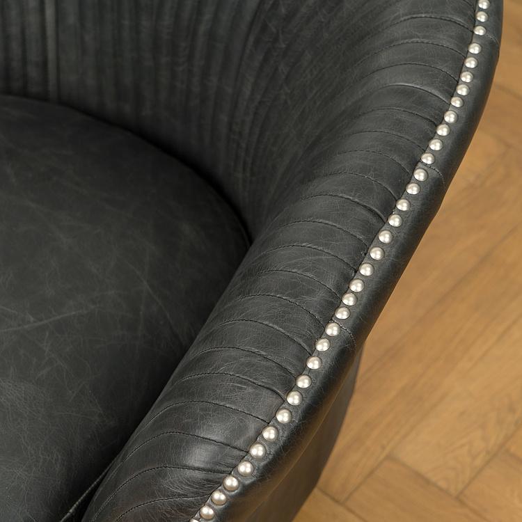 Кресло Леон, чёрные ножки Leon Chair, Oak Black