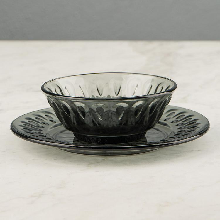 Антрацитово-серая чаша Лион Lyonnais Anthracite Grey Coupelle