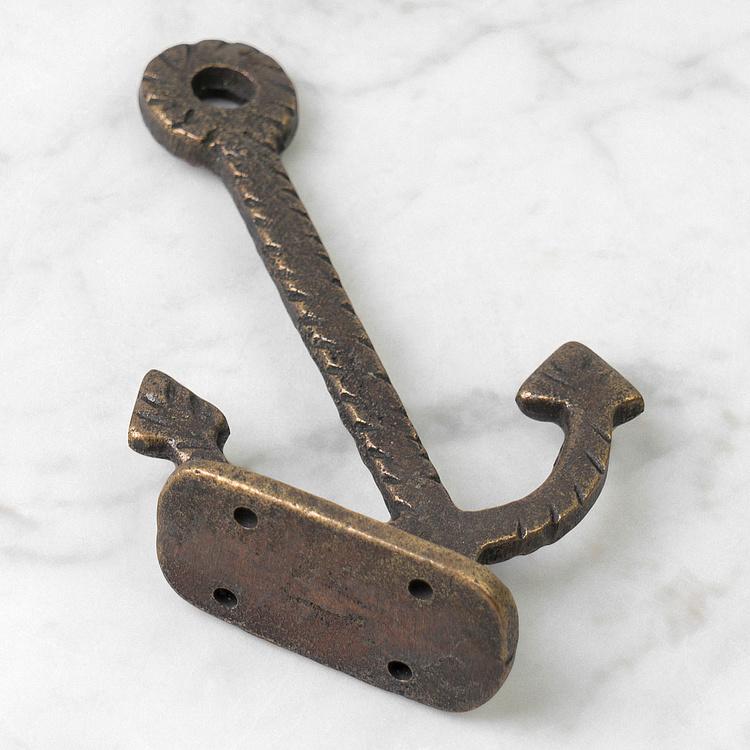 Двухрожковый чугунный крючок Якорь Anchor Cast Iron Hook