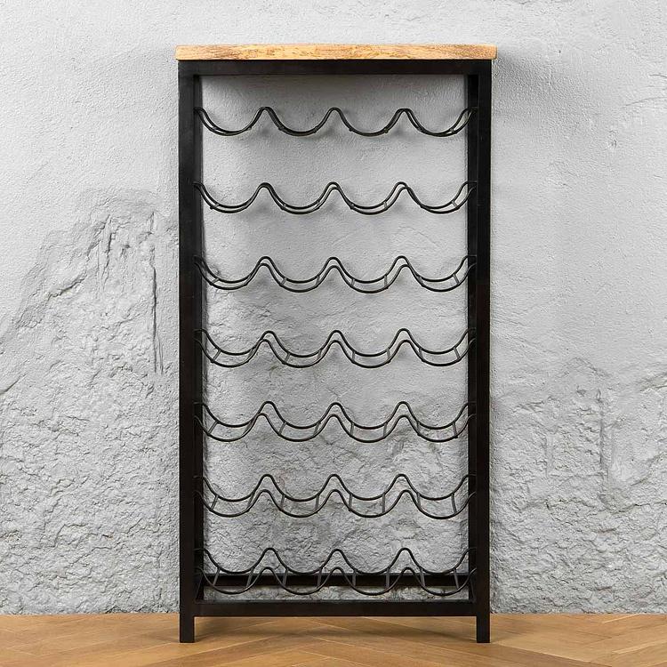 Консоль-винный стеллаж на 28 бутылок Estaminet Bottle Rack For 28 Bottles