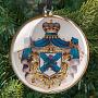 Ёлочная игрушка Medallion With Coat Of Arms 10 cm