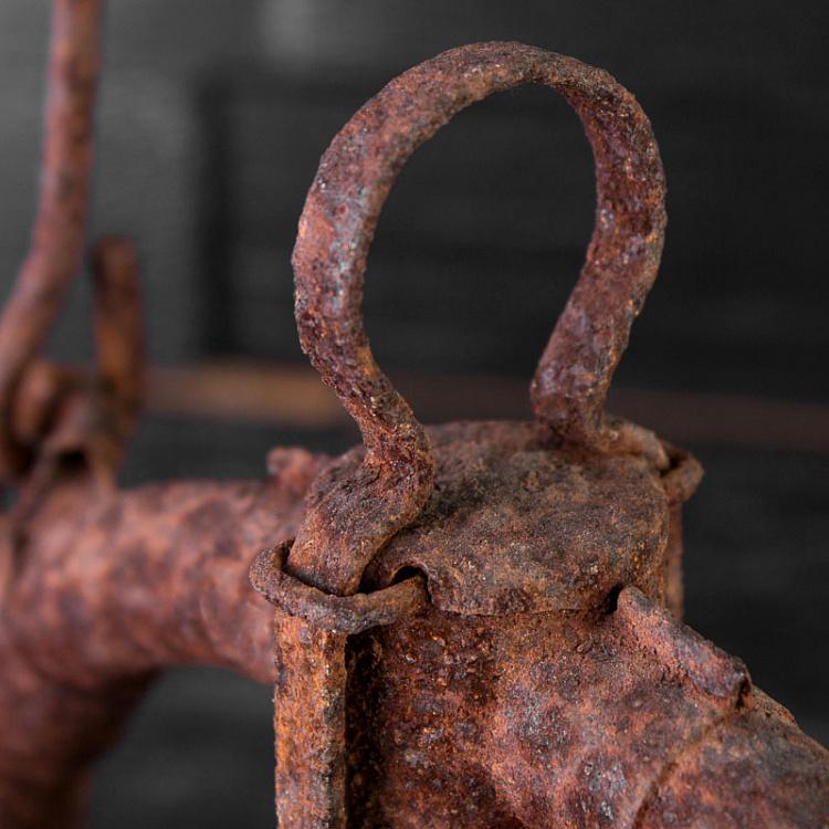Винтажная керосиновая лампа Vintage Flask With Kerosene Lamp