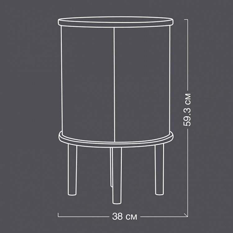 Прикроватный столик Одейшес, светлый дуб Audacious Side Table, Oak