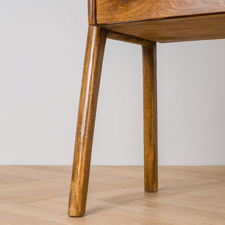 Барный шкаф из дерева манго Покровитель Patron Mid Century Bar Dresser Mango Wood