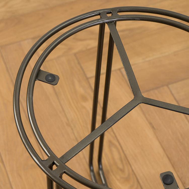 Прикроватный столик с мраморной столешницей Пришак Prisac White Marble Side Table