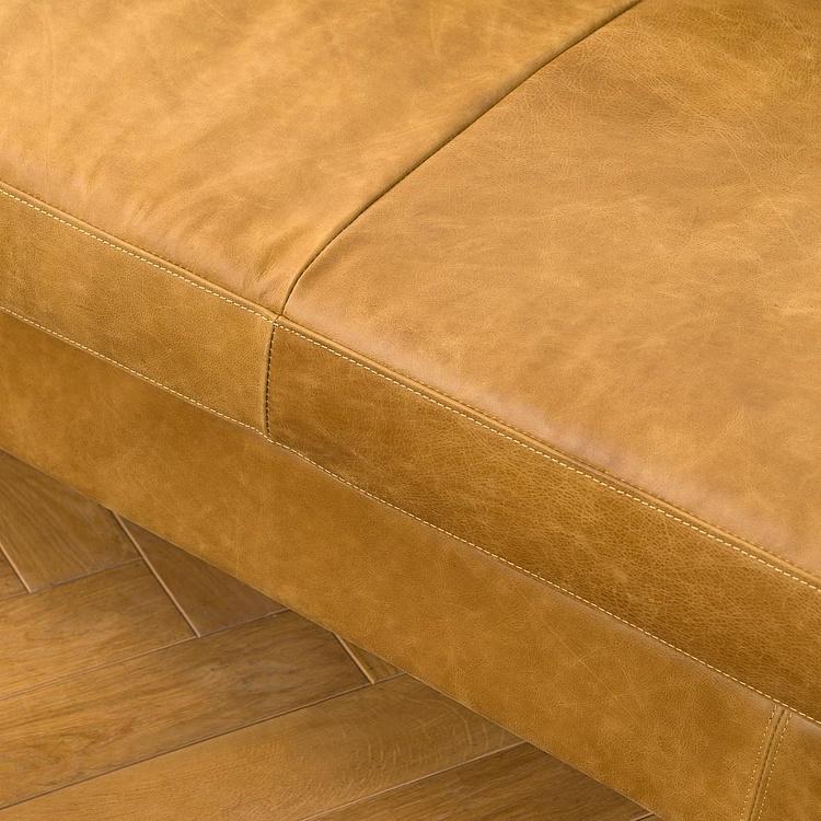 Трёхместный диван Линкольн, ножки белёный дуб Lincoln 3 Seater, Bleached Oak PF