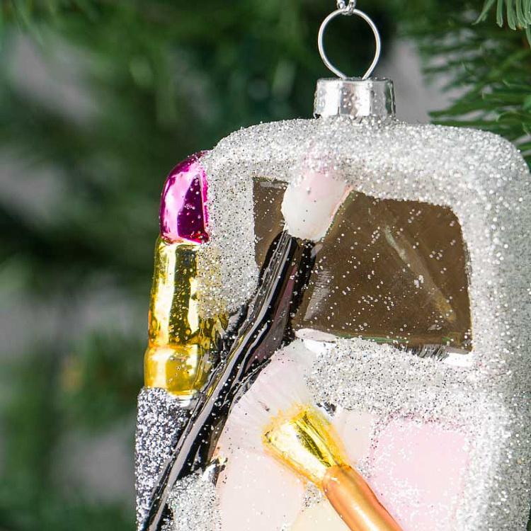 Ёлочная игрушка Косметика Glass Hanger Make Up 9,5 cm