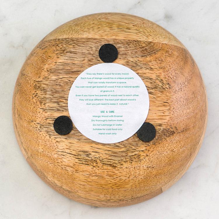 Пиала из дерева манго Кораллы, S Coral Mango Wood Bowl Small