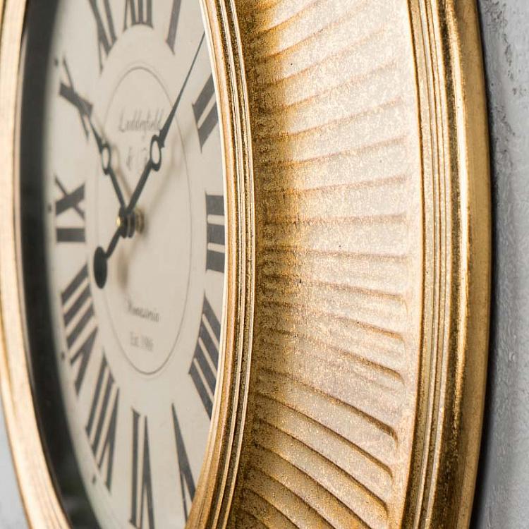 Настенные часы Античное золото Wall Clock Antique Gold