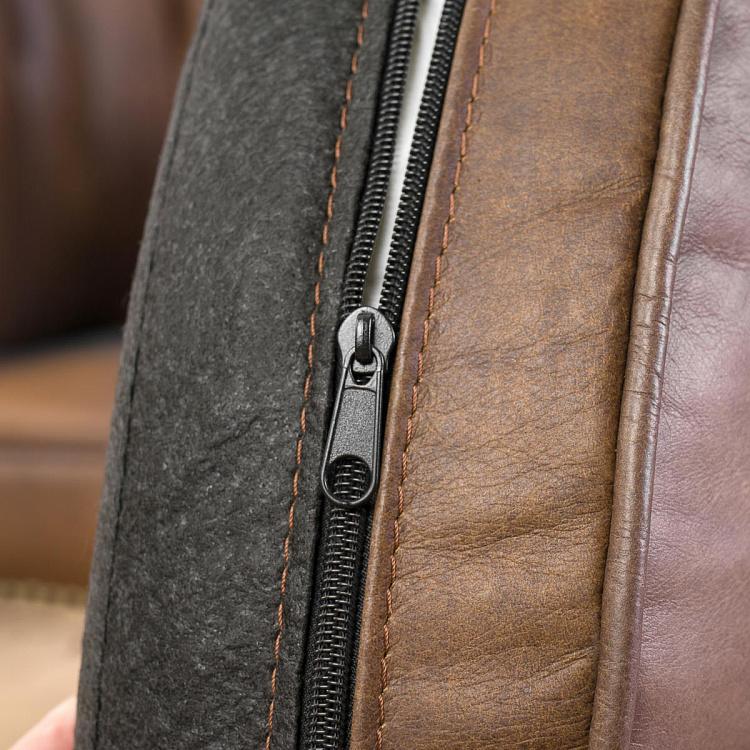 Рабочее кресло Канцлер, красно-коричневое дерево Chancellor Armchair, Red Brown Wood D