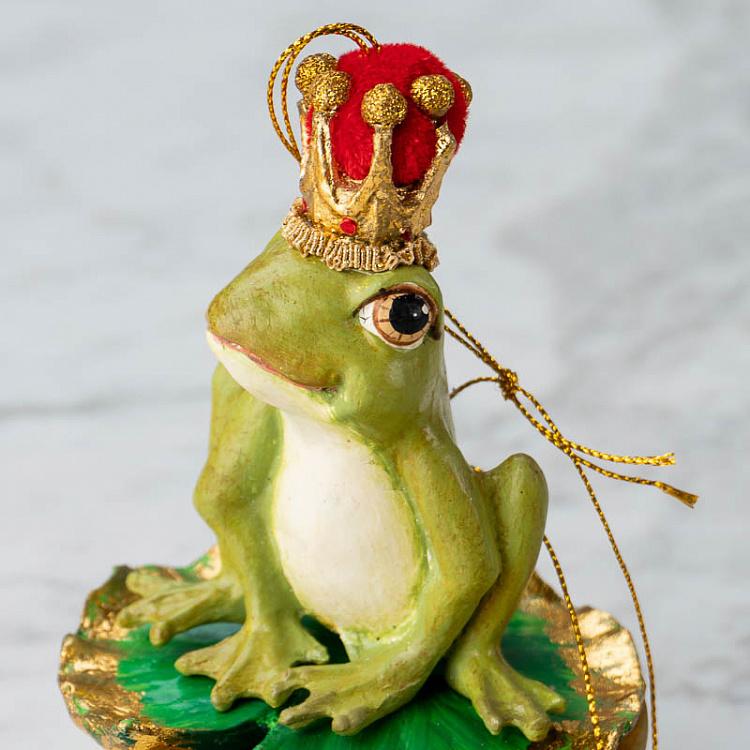 Набор из двух шкатулок Принц и принцесса лягушки Set Of 2 Frogs Prince On Box 13,5 cm