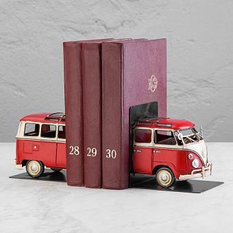 Bookend Red Volkswagen Van