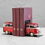 Набор из 2-х держателей для книг Bookend Red Volkswagen Van