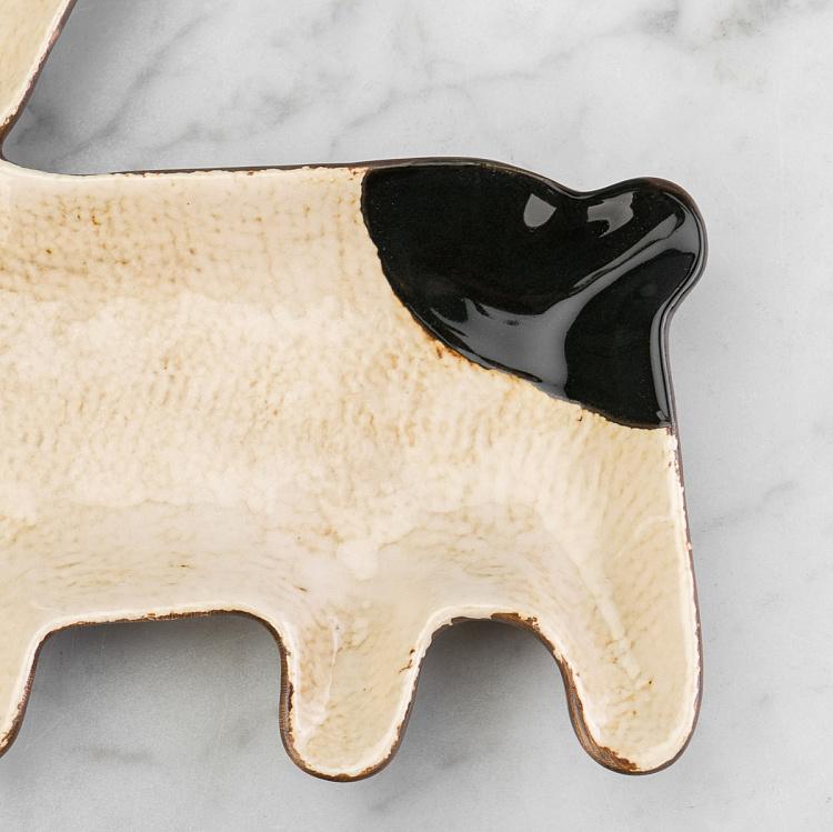 Набор из двух сервировочных блюд Собачки Set Of 2 Dog Dishes