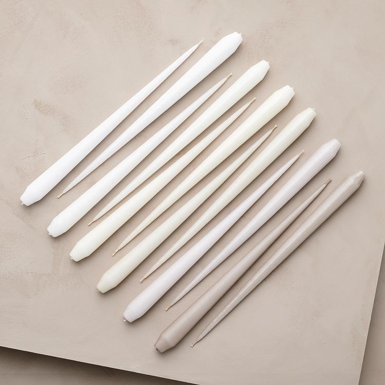 Парафиновая свеча конусная матовая Taper Candle Matt