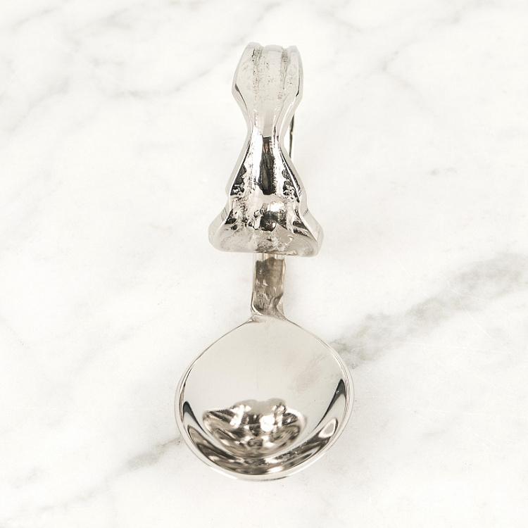 Кольцо для салфетки Ложка Spoon Napking Ring Silver