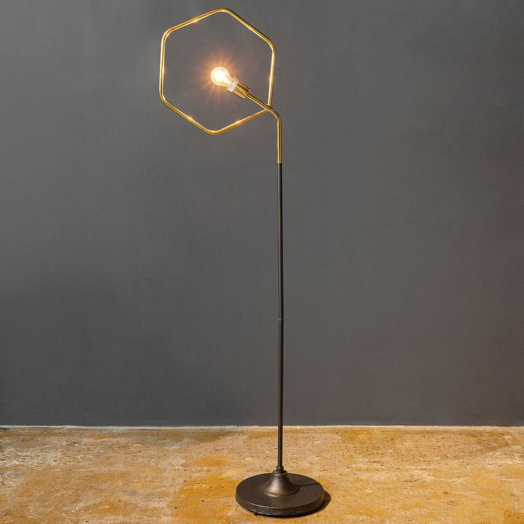 Торшер Семиугольник Heptagonal Floor Lamp